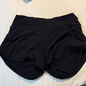 lululemon athletica Women's Black Athletic Shorts